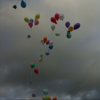 Lacher de ballons pour le Telethon